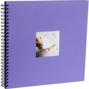 HNFD Album spirale Khari 33x33 cm 50 pages blanches ou noires