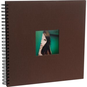 HNFD Album spirale Khari 33x33 cm 50 pages blanches ou noires