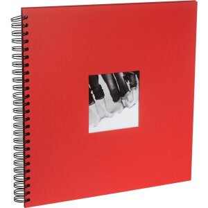 HNFD Album spirale Khari 33x33 cm 50 pages blanches ou noires