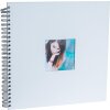 HNFD Album spirale Khari 33x33 cm 50 pages blanches ou noires