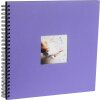 HNFD Album spirale Khari 33x33 cm 50 pages blanches ou noires