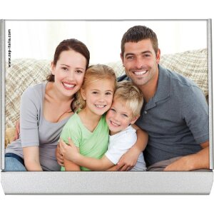 Cadre photo métallique Flip 10x15 cm, 13x18 cm et 15x20 cm