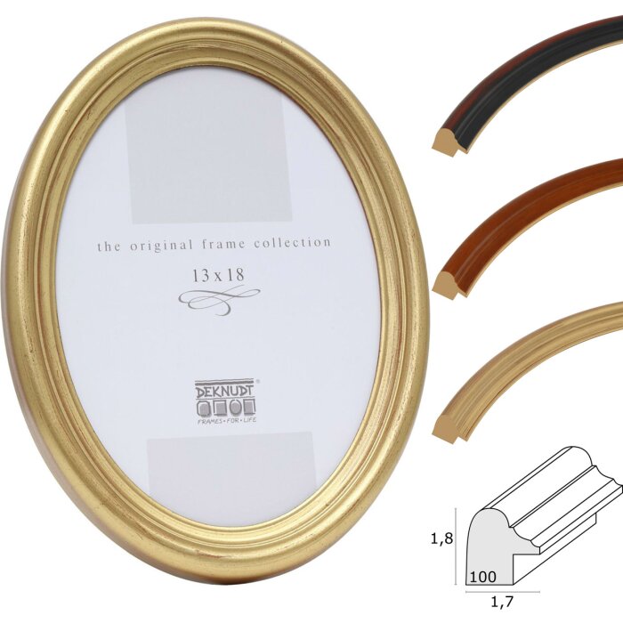 Cadre photo Oval S100 Deknudt 4 couleurs
