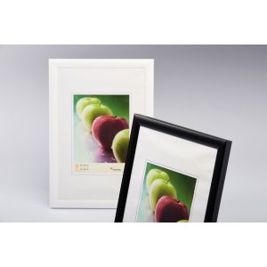 Cadre en bois Manzana 50x70 cm blanc polaire