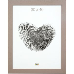 Cadre en bois Deknudt S226K 50x70 cm taupe