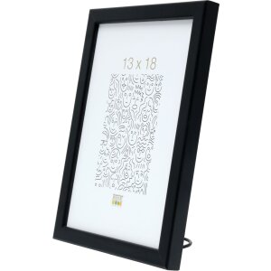 Cadre en bois S41J Deknudt 9x13 cm noir