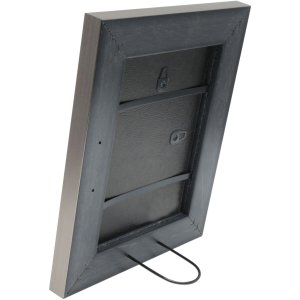 Cadre plastique S41N acier-argent 20x30 cm