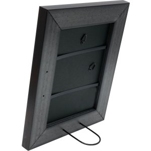 Cadre plastique S41N acajou-argent 20x20 cm