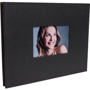 Album à vis Laddi 38x30 cm pages blanches et noires