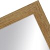 Cadre en bois H750 verre miroir 30x42 cm chêne