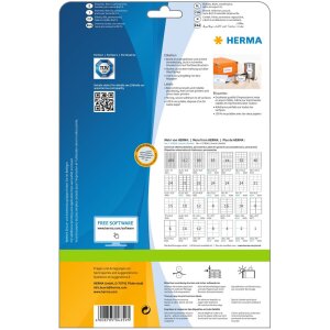 Étiquettes Premium A4, blanches 96,5x67,7 mm papier mat 200 pcs.