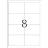 Étiquettes Premium A4, blanches 96,5x67,7 mm papier mat 200 pcs.