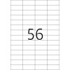 Étiquettes Premium A4, blanches 52,5x21,2 mm papier mat 1400 pcs.