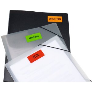 Étiquettes A4 orange fluo 210x297 mm papier mat 20 pcs.