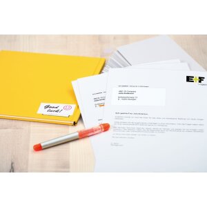 Étiquettes de correction-de couverture A4 blanches...
