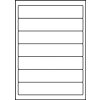 Étiquettes classeur A4 blanches 192x38 mm papier mat opaque 175 pcs.