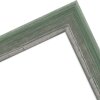 Cadre en bois H640 vert 24x30 cm verre normal