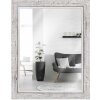 Cadre en bois H660 blanc 20x28 cm verre miroir