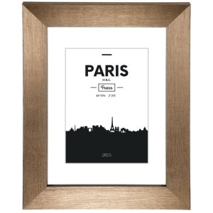 Cadre plastique Paris, cuivre, 30 x 40 cm