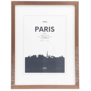 Cadre plastique Paris, cuivre, 30 x 40 cm
