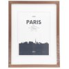 Cadre plastique Paris, cuivre, 30 x 40 cm