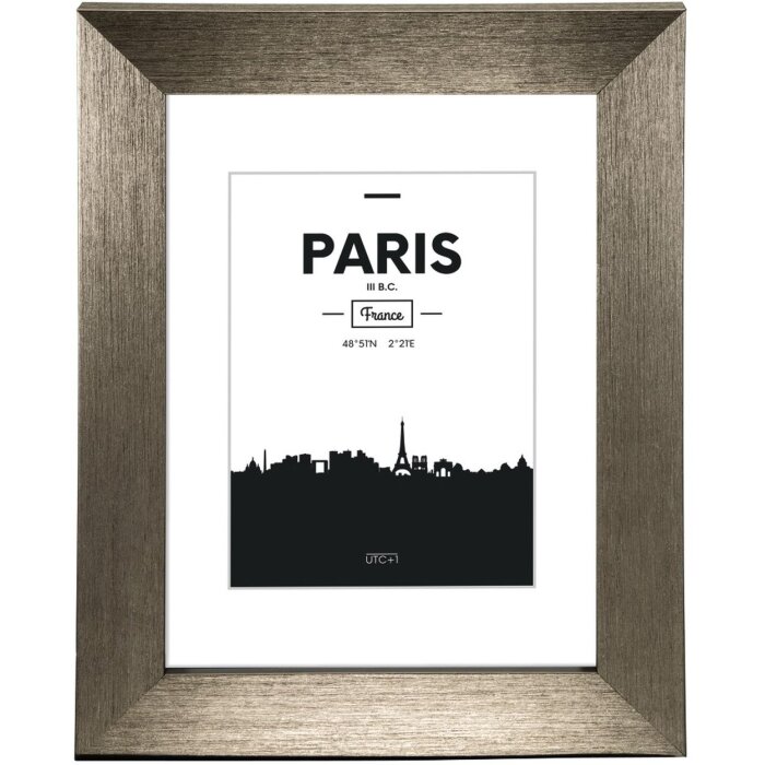 Cadre plastique Paris, acier, 10 x 15 cm