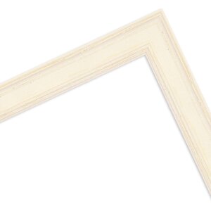 Cadre en bois H470 blanc 15x21 cm verre normal