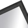 Cadre en bois H470 noir 15x21 cm verre miroir