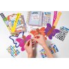 Autocollants HERMA Visages de papier rigolos Lettres 2 feuilles