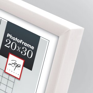Cadre plastique ZEP New Easy blanc 21x29,7 cm DIN A4 Cadre pour diplômes