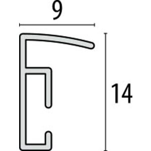 Cadre plastique ZEP New Easy blanc 21x29,7 cm DIN A4 Cadre pour diplômes