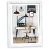 Cadre plastique ZEP New Easy blanc 21x29,7 cm DIN A4 Cadre pour diplômes