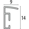 Cadre plastique ZEP New Easy blanc 21x29,7 cm DIN A4 Cadre pour diplômes