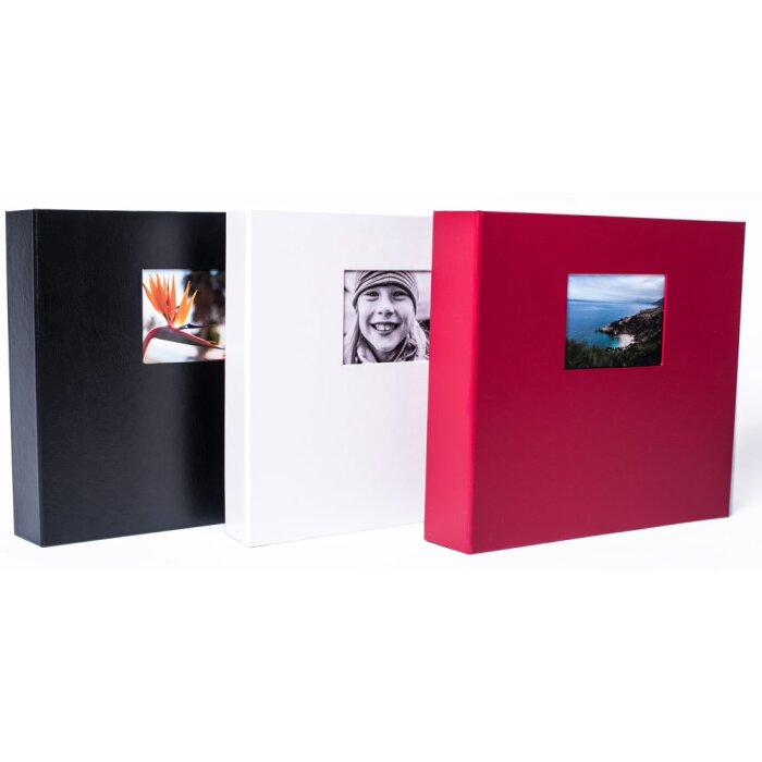 HNFD Maxi-album photo Lona 100 pages noires 34,5x33 cm