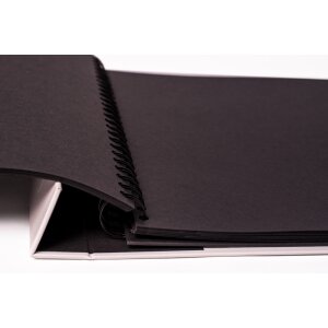 HNFD Maxi-album photo Lona 100 pages noires 34,5x33 cm