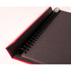 HNFD Maxi-album photo Lona 100 pages noires 34,5x33 cm