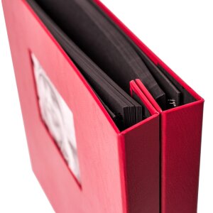 HNFD Maxi-album photo Lona 100 pages noires 34,5x33 cm