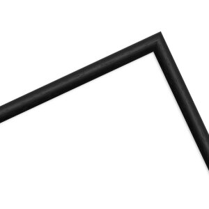 Cadre en bois H003 verre normal 10x30 cm noir