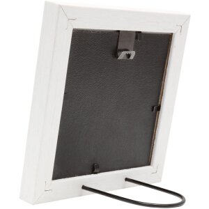 Cadre photo en bois Deknudt Echographie-image 10x10 cm blanc