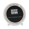 Cadre baroque rond avec pierres Swarovski