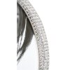 Cadre baroque rond avec pierres Swarovski