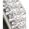 Cadre baroque rond avec pierres Swarovski