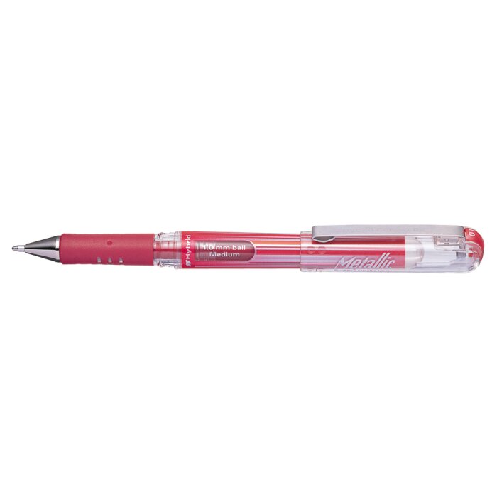 Roller à encre gel HybridGel Grip DX 0,5 mm rouge métallique