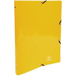 Classeur à anneaux avec élastique 4 anneaux 15mm Iderama - A4 coloris assortis