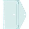 5 pochettes perforées en PP avec fermeture velcro - A4