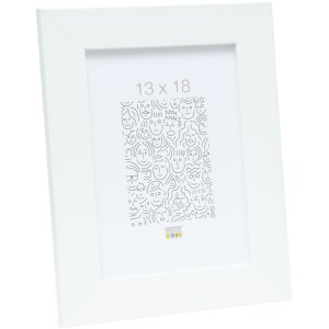 Cadre plastique Deknudt S42P blanc clair 15x20 cm