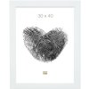 Cadre plastique Deknudt S42P blanc clair 30x45 cm