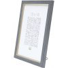 Cadre plastique S46A gris-bleu 13x18 cm