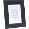 Cadre en bois S53G noir look peintre 15x20 cm