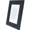 Cadre en bois S53G noir look peintre 15x20 cm